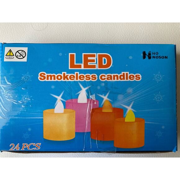 LED Smokeless Candles 24pcs - Picture 1 of 2